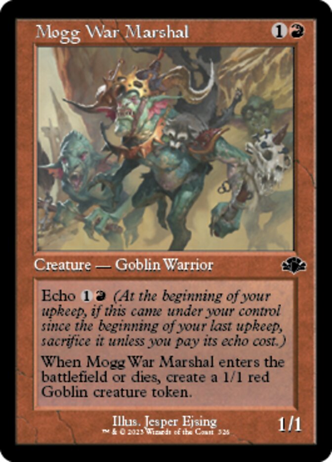 Mogg War Marshal (Retro) [Dominaria Remastered] | Yard's Games Ltd