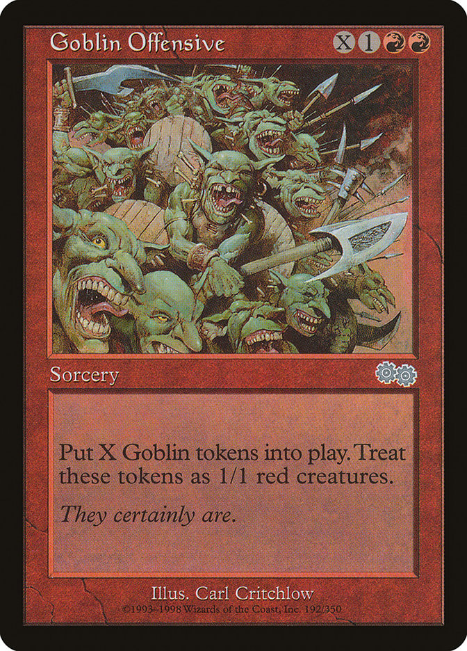 Goblin Offensive [Urza's Saga] | Yard's Games Ltd