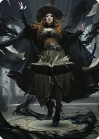 Tasha, the Witch Queen Art Card (41) [Commander Legends: Battle for Baldur's Gate Art Series] | Yard's Games Ltd