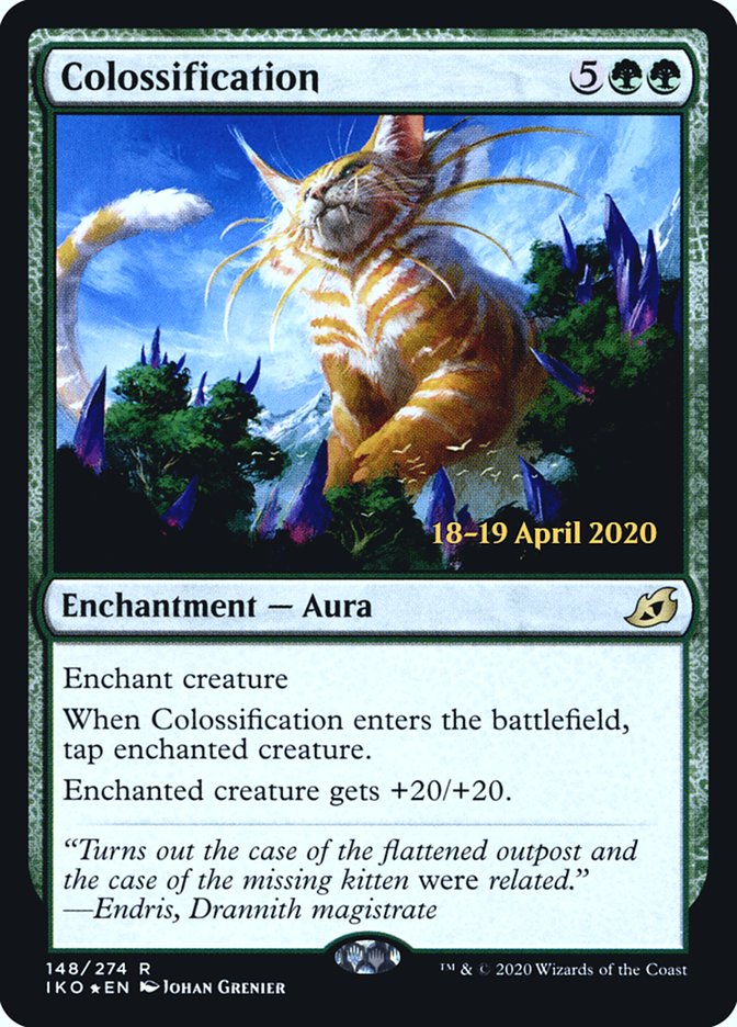 Colossification [Ikoria: Lair of Behemoths Prerelease Promos] | Yard's Games Ltd