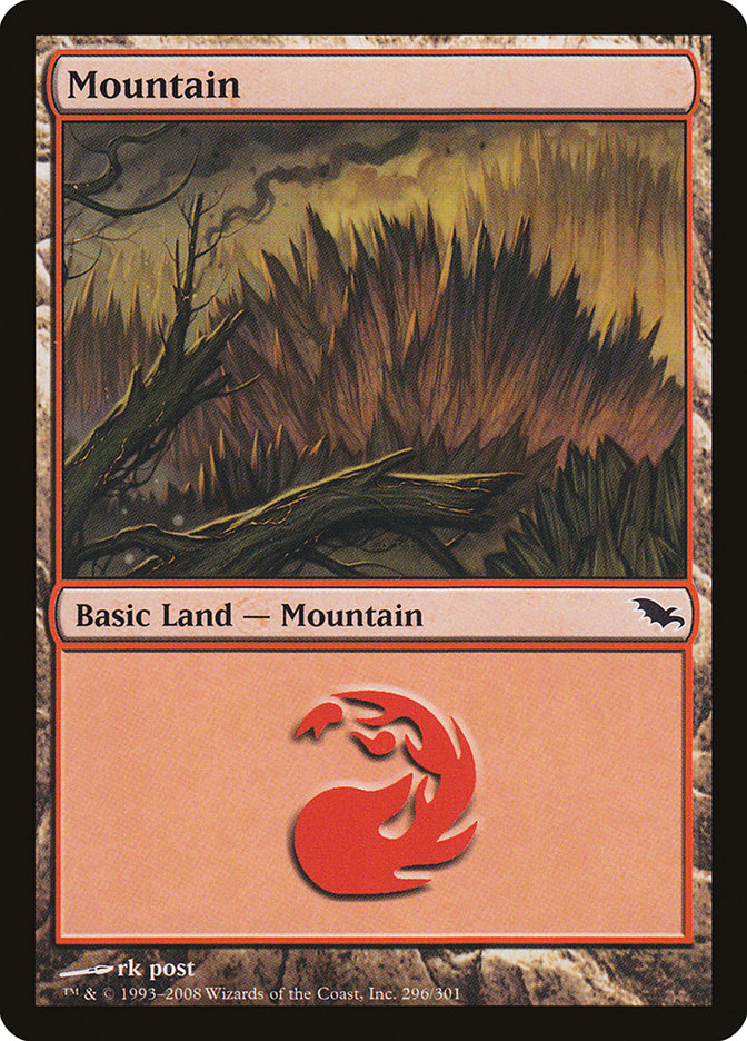 Mountain (296) [Shadowmoor] | Yard's Games Ltd