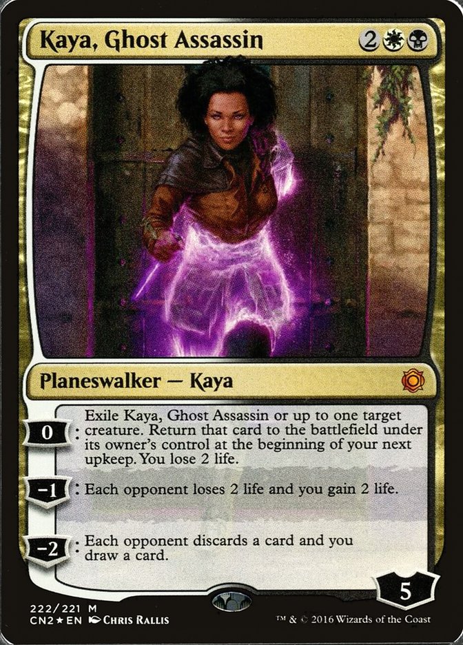 Kaya, Ghost Assassin (222/221) [Conspiracy: Take the Crown] | Yard's Games Ltd