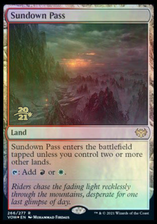 Sundown Pass [Innistrad: Crimson Vow Prerelease Promos] | Yard's Games Ltd