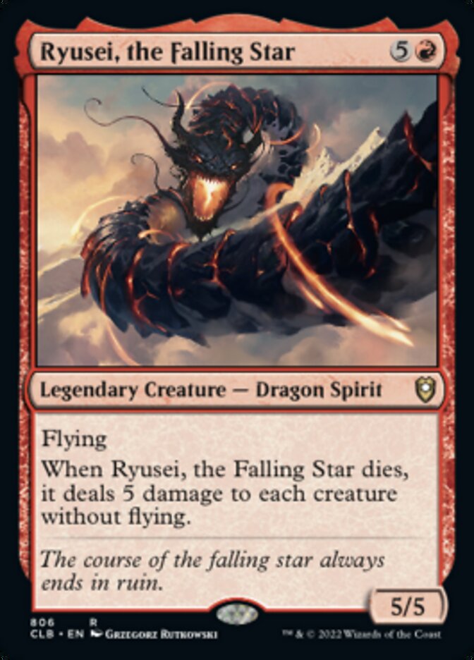 Ryusei, the Falling Star [Commander Legends: Battle for Baldur's Gate] | Yard's Games Ltd