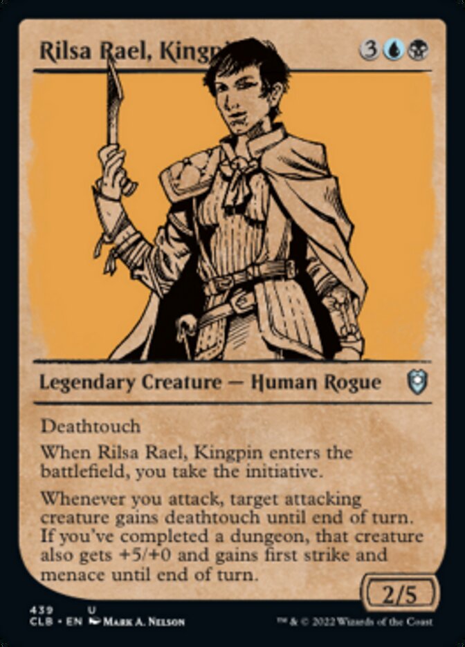 Rilsa Rael, Kingpin (Showcase) [Commander Legends: Battle for Baldur's Gate] | Yard's Games Ltd