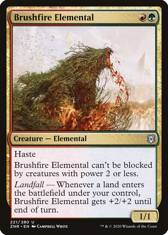 Brushfire Elemental [Zendikar Rising] | Yard's Games Ltd