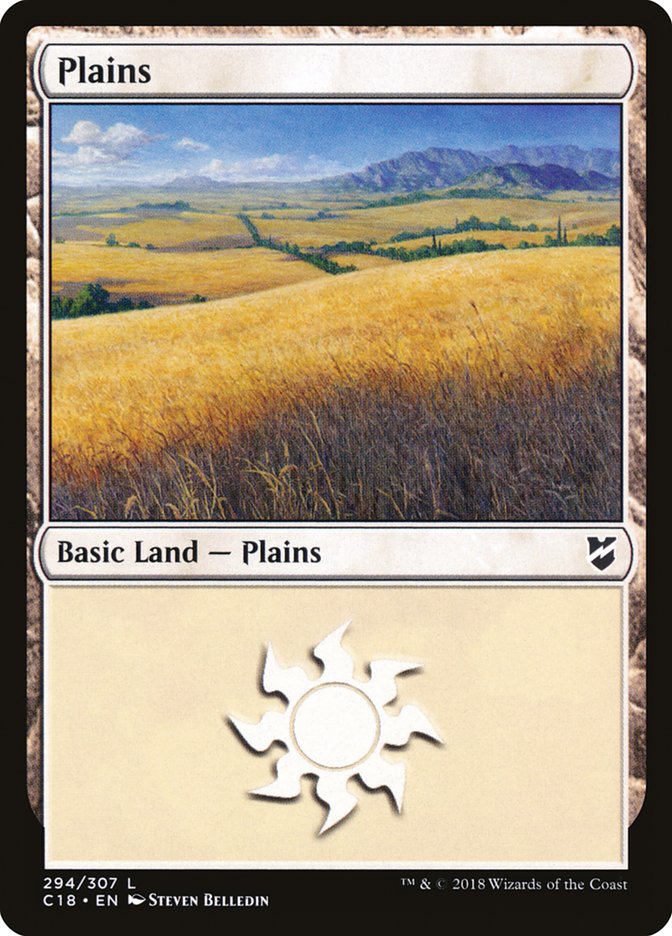 Plains (294) [Commander 2018] | Yard's Games Ltd