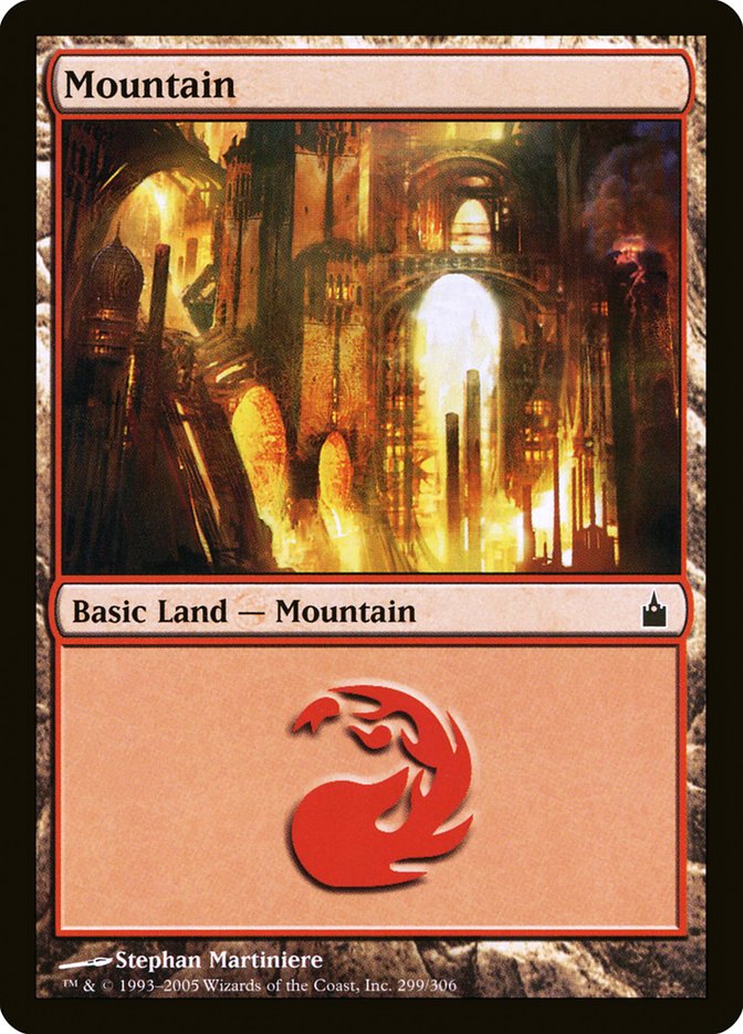 Mountain (299) [Ravnica: City of Guilds] | Yard's Games Ltd