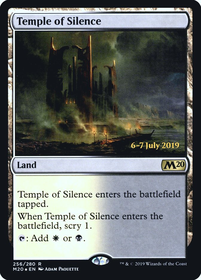 Temple of Silence [Core Set 2020 Prerelease Promos] | Yard's Games Ltd