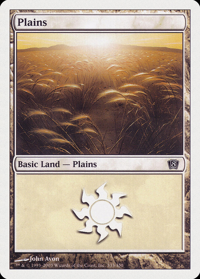 Plains (333) [Eighth Edition] | Yard's Games Ltd