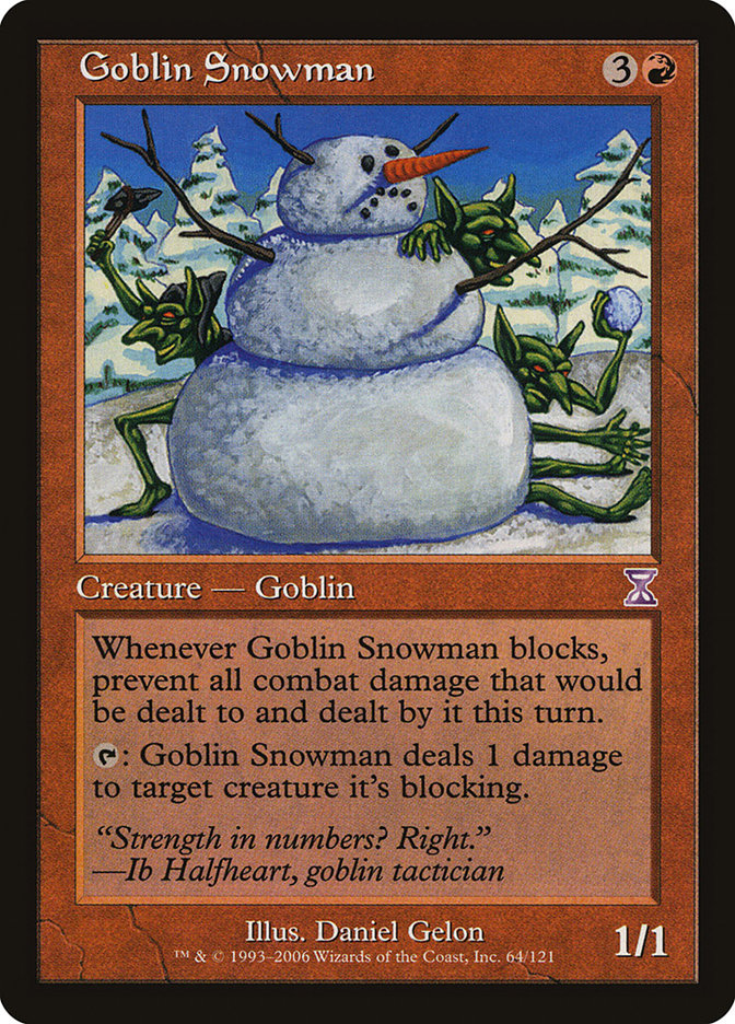 Goblin Snowman [Time Spiral Timeshifted] | Yard's Games Ltd