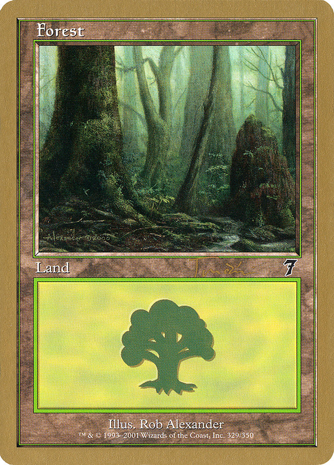 Forest (jt329) (Jan Tomcani) [World Championship Decks 2001] | Yard's Games Ltd