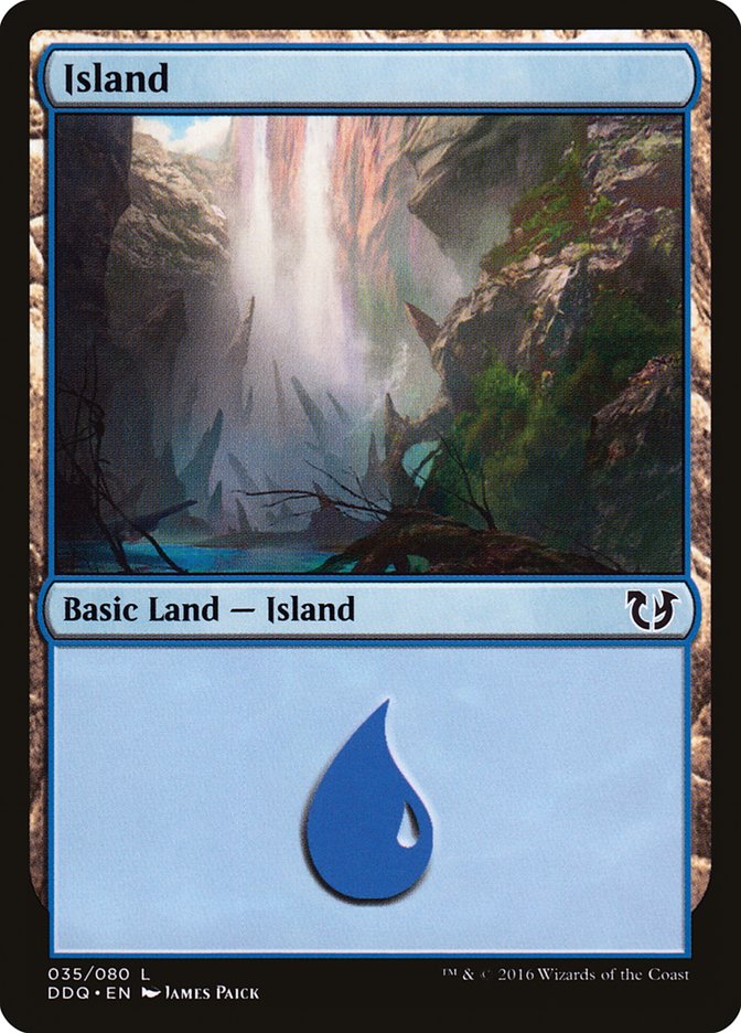 Island (35) [Duel Decks: Blessed vs. Cursed] | Yard's Games Ltd