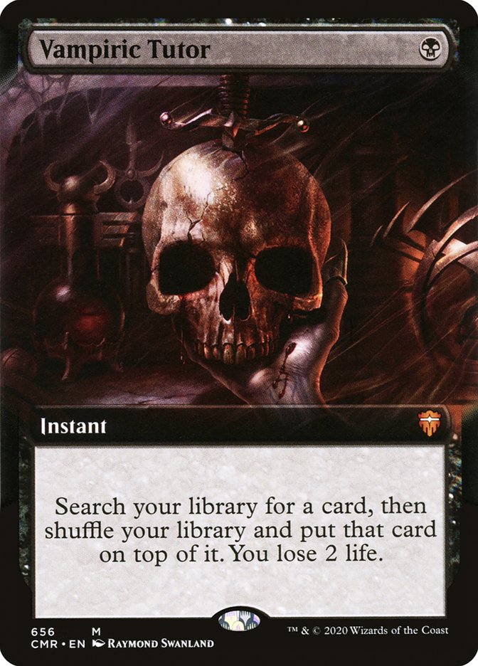 Vampiric Tutor (Extended Art) [Commander Legends] | Yard's Games Ltd