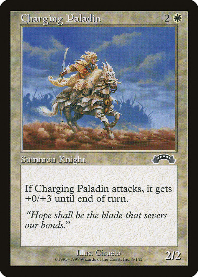 Charging Paladin [Exodus] | Yard's Games Ltd