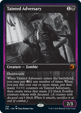 Tainted Adversary [Innistrad: Double Feature] | Yard's Games Ltd