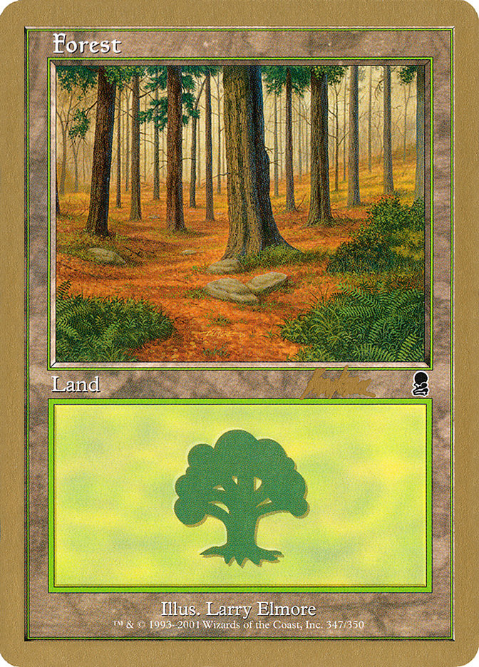 Forest (bk347) (Brian Kibler) [World Championship Decks 2002] | Yard's Games Ltd