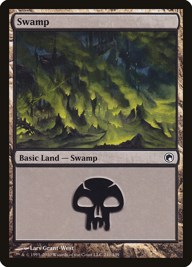 Swamp (241) [Scars of Mirrodin] | Yard's Games Ltd