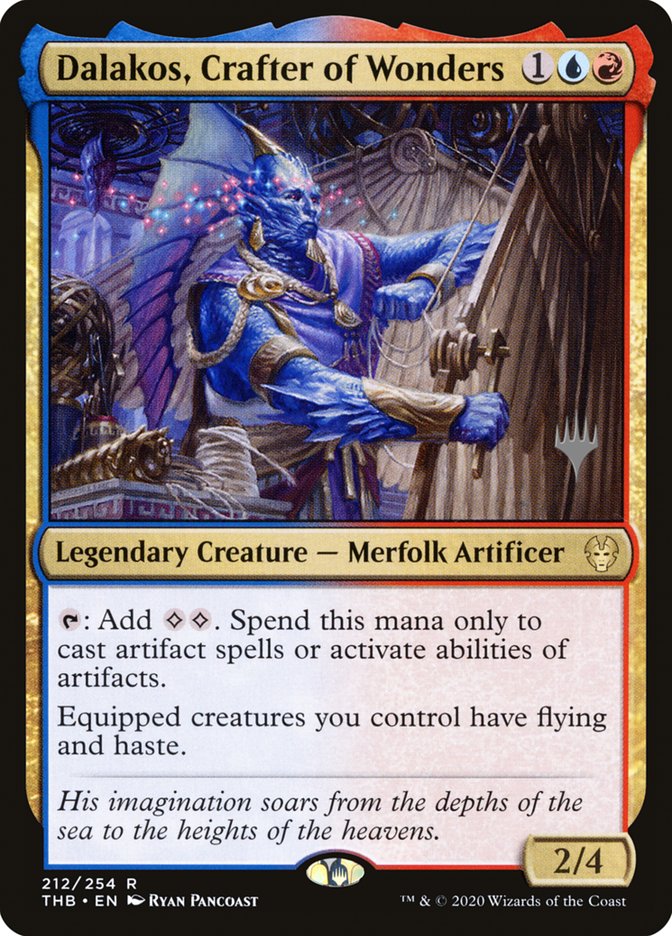 Dalakos, Crafter of Wonders (Promo Pack) [Theros Beyond Death Promos] | Yard's Games Ltd