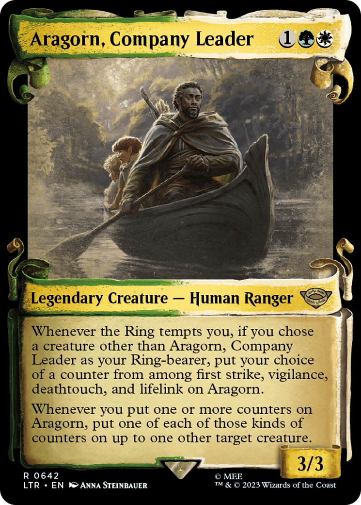 Aragorn, Company Leader [The Lord of the Rings: Tales of Middle-Earth Showcase Scrolls] | Yard's Games Ltd