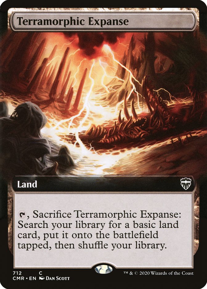 Terramorphic Expanse (Extended Art) [Commander Legends] | Yard's Games Ltd