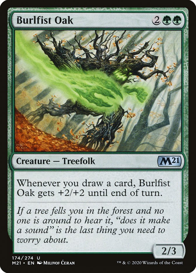 Burlfist Oak [Core Set 2021] | Yard's Games Ltd