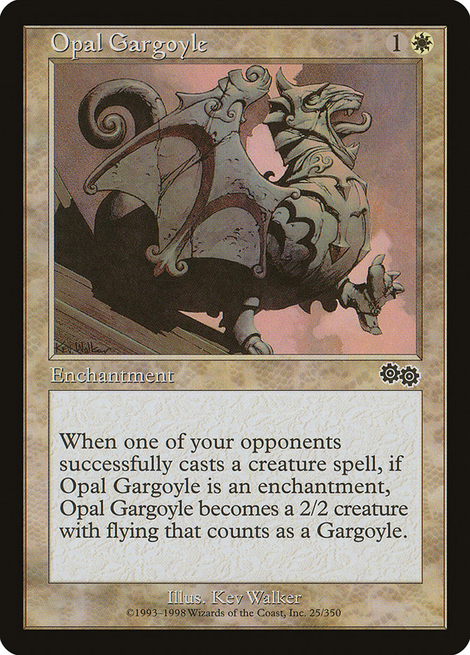 Opal Gargoyle [Urza's Saga] | Yard's Games Ltd