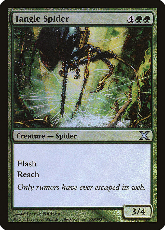 Tangle Spider (Premium Foil) [Tenth Edition] | Yard's Games Ltd