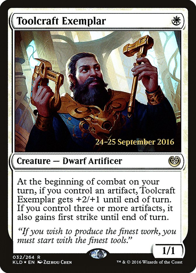 Toolcraft Exemplar [Kaladesh Prerelease Promos] | Yard's Games Ltd