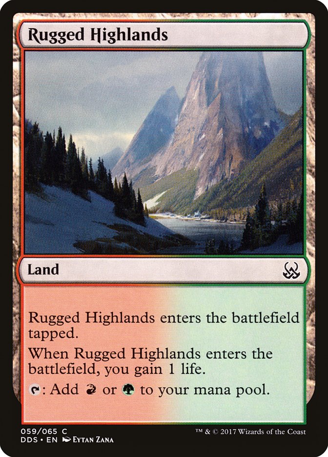 Rugged Highlands [Duel Decks: Mind vs. Might] | Yard's Games Ltd