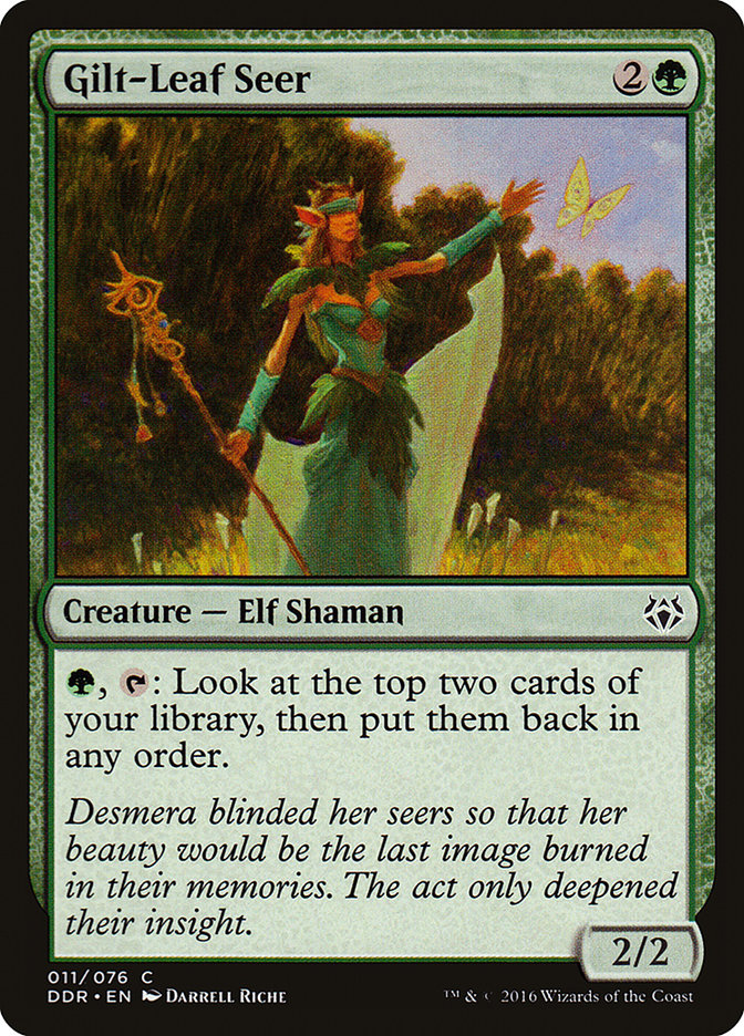 Gilt-Leaf Seer [Duel Decks: Nissa vs. Ob Nixilis] | Yard's Games Ltd