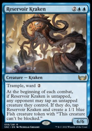 Reservoir Kraken (Promo Pack) [Streets of New Capenna Promos] | Yard's Games Ltd