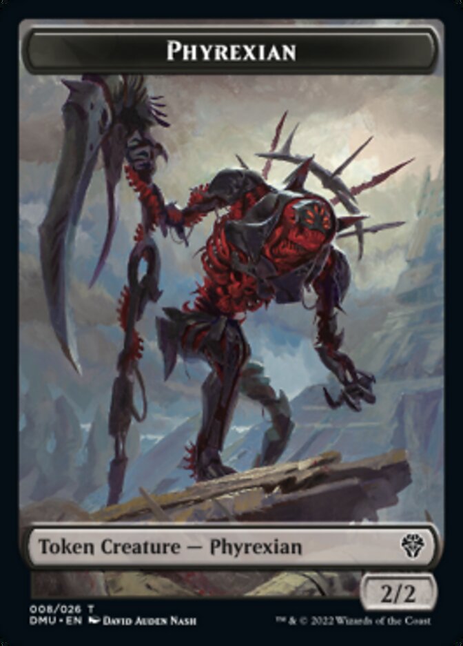 Phyrexian Token [Dominaria United Tokens] | Yard's Games Ltd