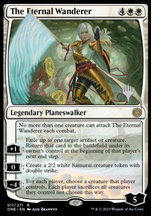 The Eternal Wanderer (Promo Pack) [Phyrexia: All Will Be One Promos] | Yard's Games Ltd