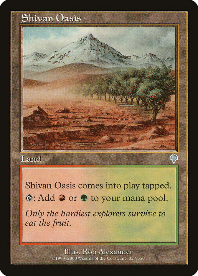 Shivan Oasis [Invasion] | Yard's Games Ltd