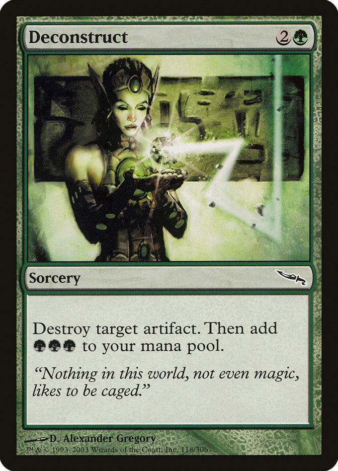 Deconstruct [Mirrodin] | Yard's Games Ltd