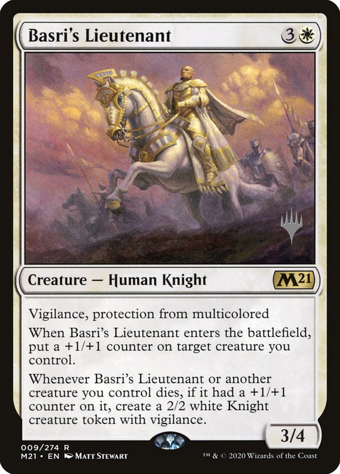 Basri's Lieutenant (Promo Pack) [Core Set 2021 Promos] | Yard's Games Ltd