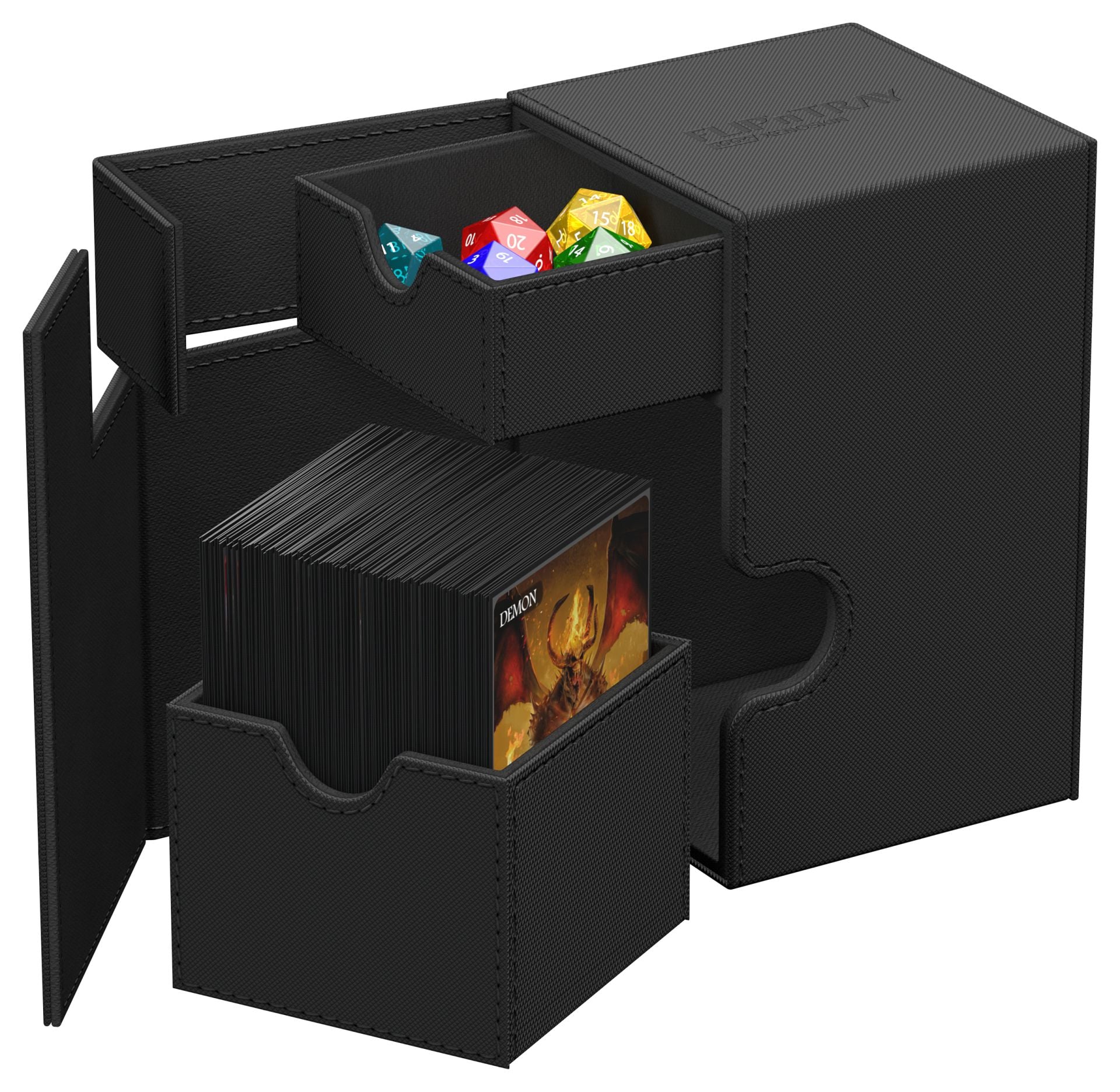 Copy of Copy of Ultimate Guard Deck Case Flip N Tray 100+ Xenoskin - Black | Yard's Games Ltd