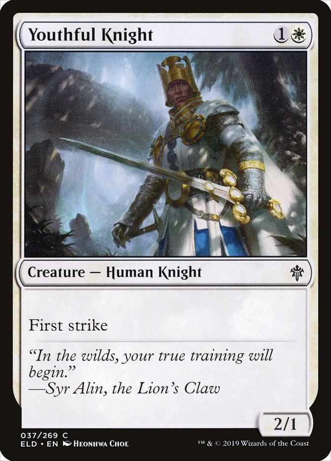 Youthful Knight [Throne of Eldraine] | Yard's Games Ltd