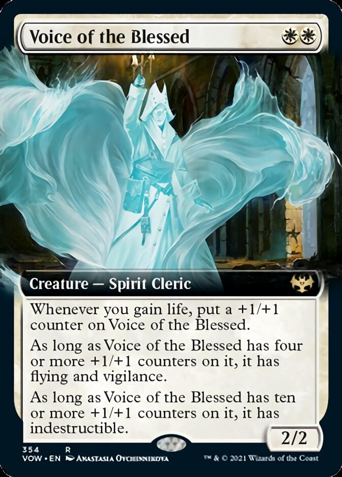 Voice of the Blessed (Extended Art) [Innistrad: Crimson Vow] | Yard's Games Ltd