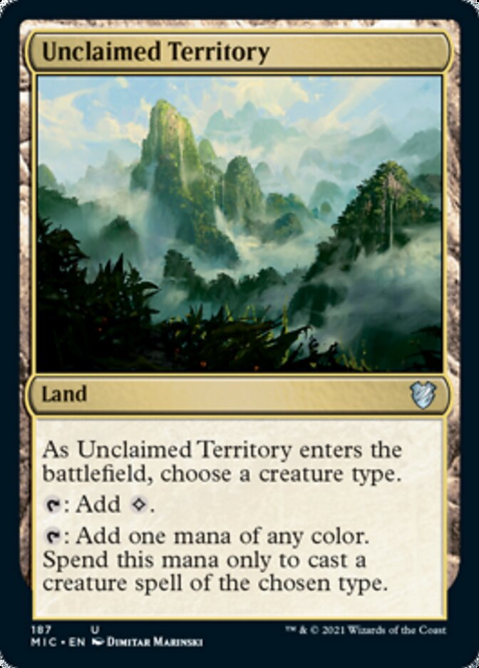 Unclaimed Territory [Innistrad: Midnight Hunt Commander] | Yard's Games Ltd