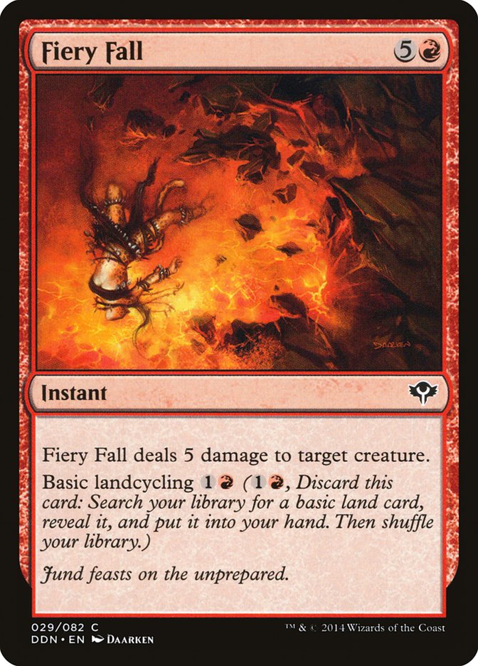 Fiery Fall [Duel Decks: Speed vs. Cunning] | Yard's Games Ltd