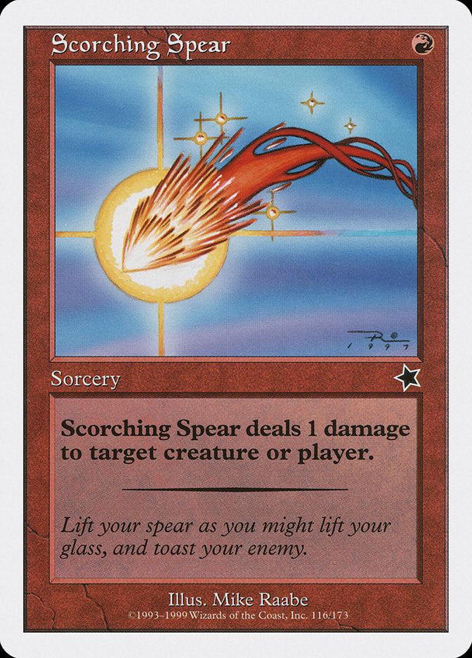 Scorching Spear [Starter 1999] | Yard's Games Ltd