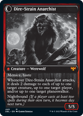 Volatile Arsonist // Dire-Strain Anarchist [Innistrad: Double Feature] | Yard's Games Ltd