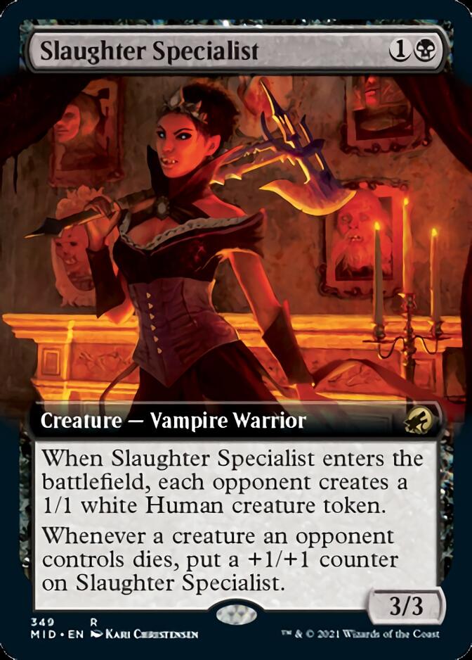 Slaughter Specialist (Extended Art) [Innistrad: Midnight Hunt] | Yard's Games Ltd