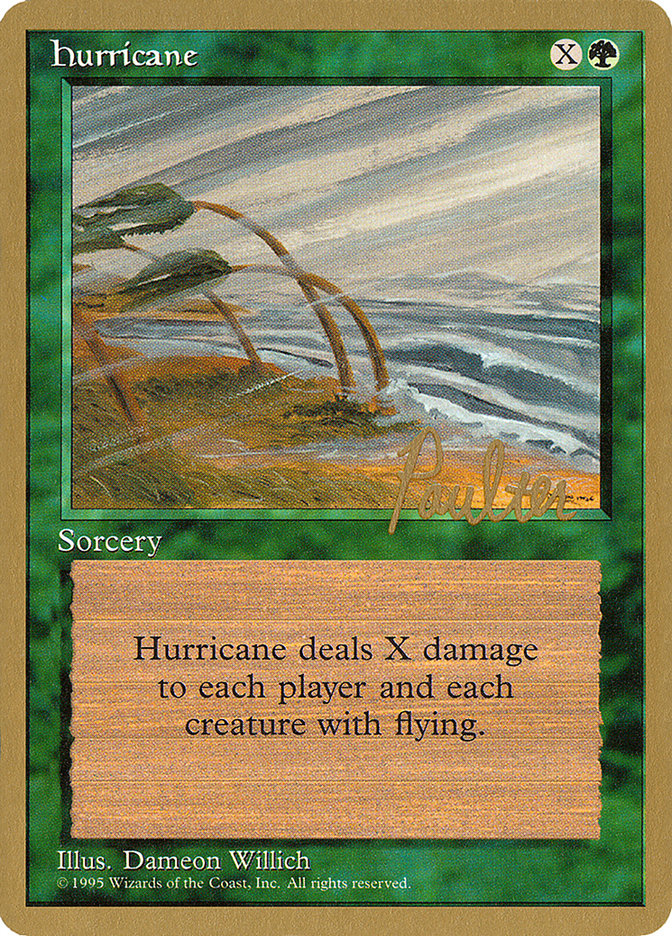 Hurricane (Preston Poulter) [Pro Tour Collector Set] | Yard's Games Ltd