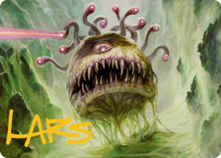 Beholder Art Card (Gold-Stamped Signature) [Dungeons & Dragons: Adventures in the Forgotten Realms Art Series] | Yard's Games Ltd