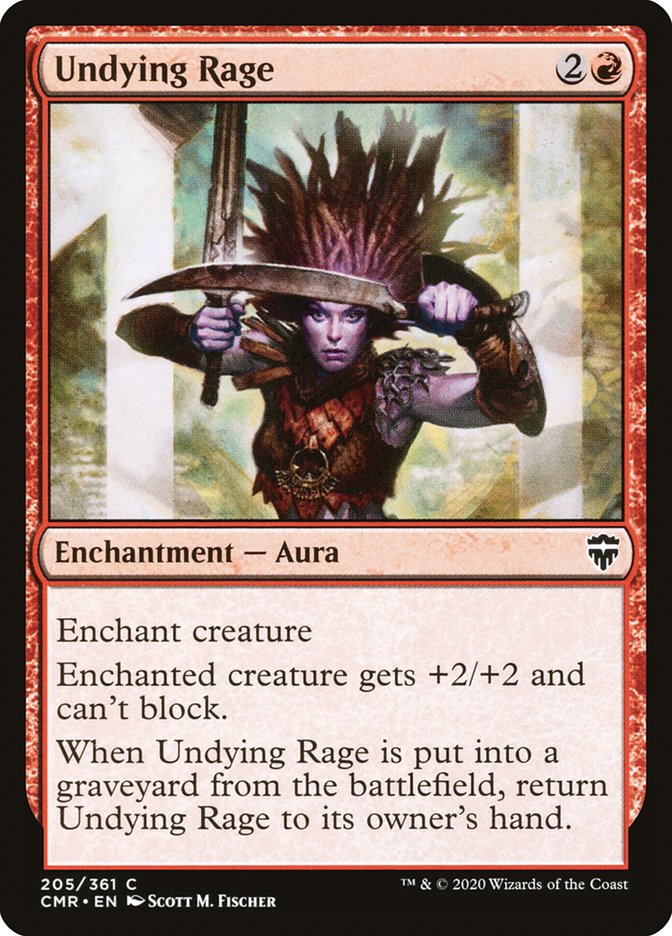 Undying Rage [Commander Legends] | Yard's Games Ltd