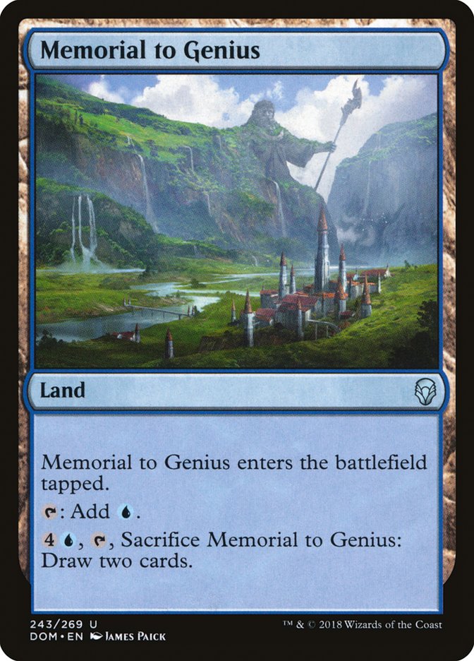 Memorial to Genius [Dominaria] | Yard's Games Ltd