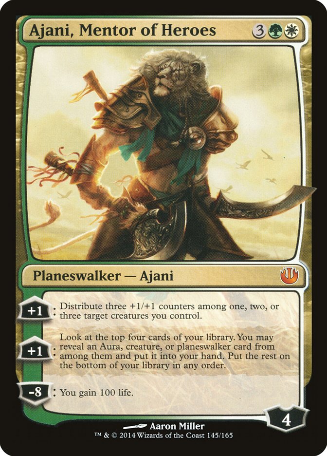 Ajani, Mentor of Heroes [Journey into Nyx] | Yard's Games Ltd